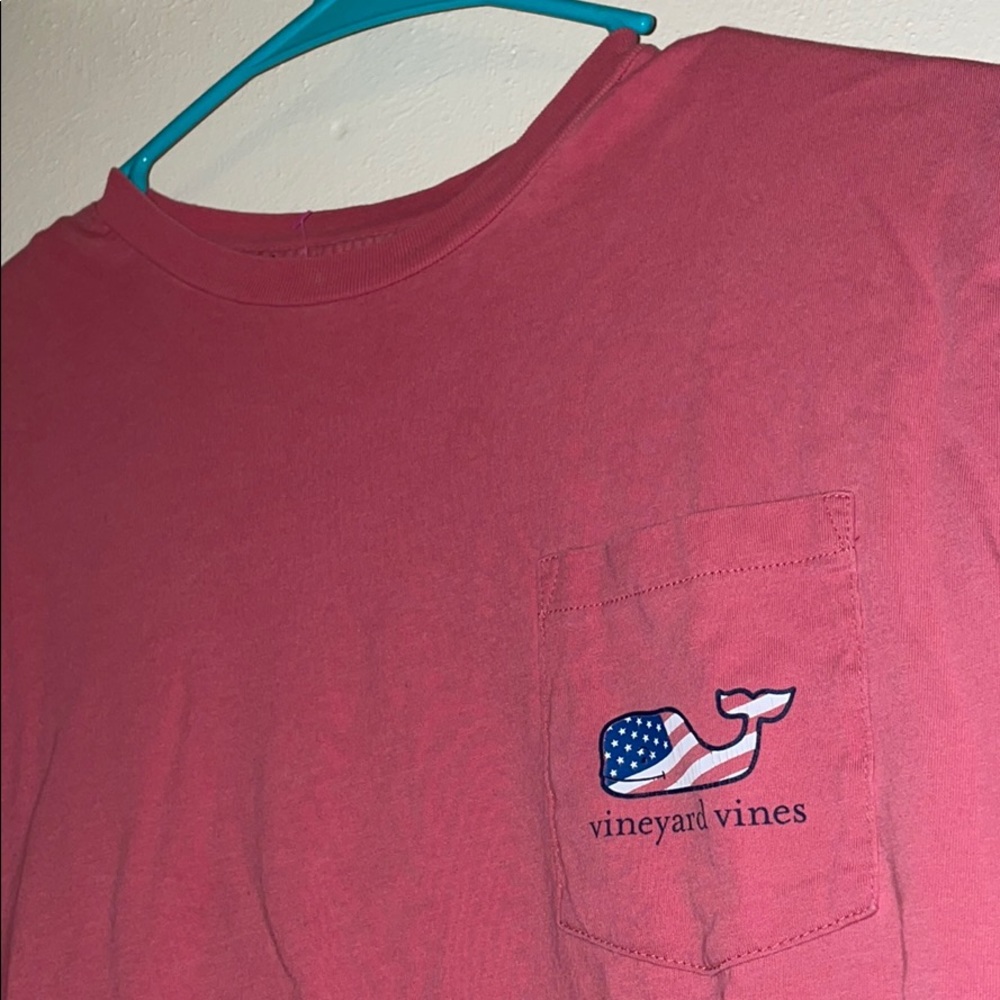 Vineyard vines American flag whale pocket tee xl - Picture 3 of 7